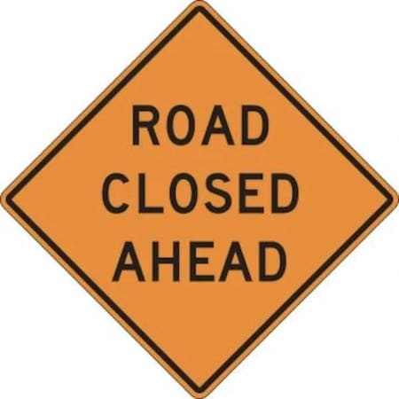 Accuform RIGID CONSTRUCT ION SIGN ROAD CLOSED FRK389DP